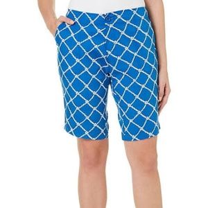 Caribbean-Joe-Rope-Print-Cobalt-Blue-Shorts sz.6